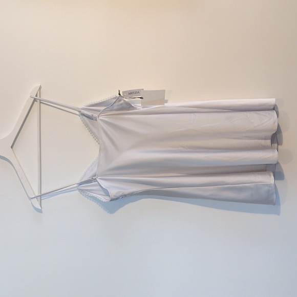 ARITZIA SUNDAY BEST rae slip dress in grey sky - size large - Picture 3 of 9